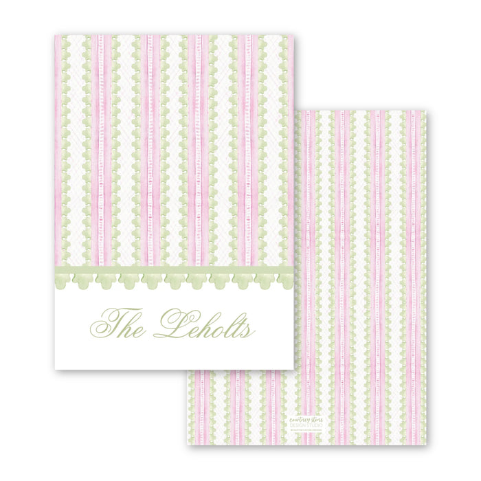 Baroque Holiday - Pink - Holiday Tag