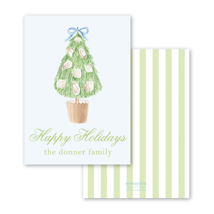 Coastal Glamour Holiday Tag