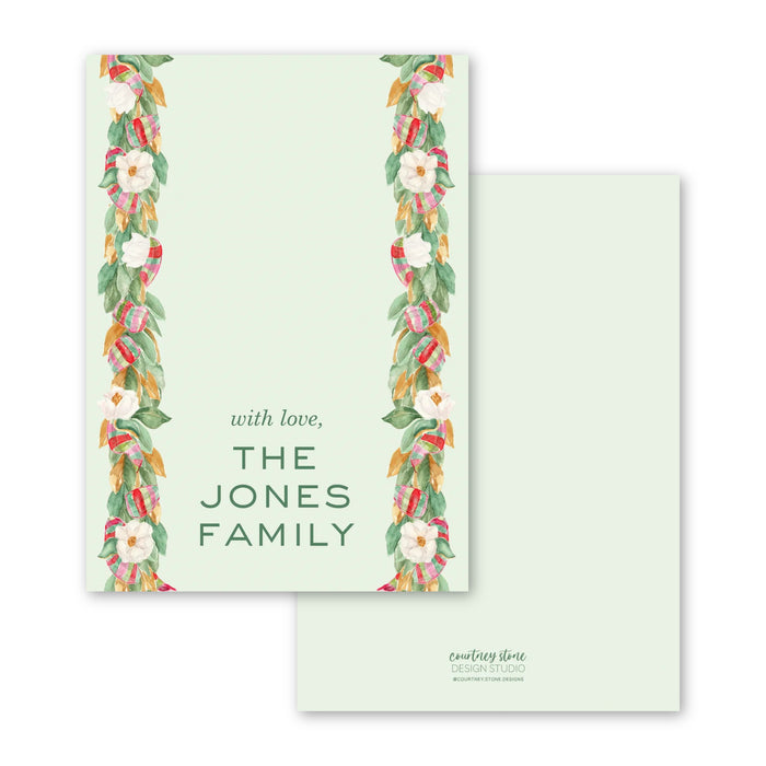 Southern Magnolia Holiday Tag