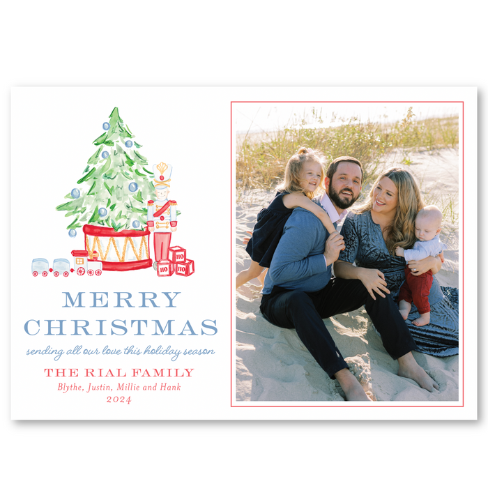 Toy Soldier Holiday Card | Horizontal