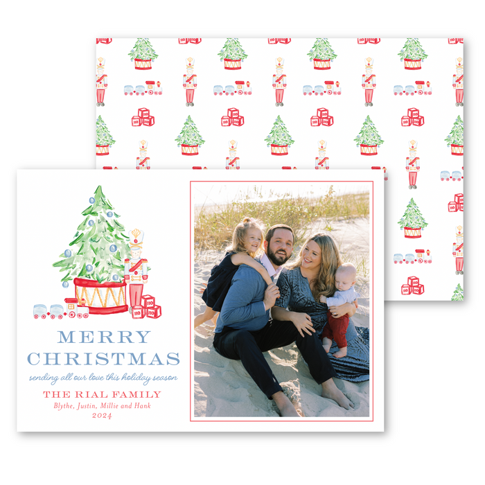 Toy Soldier Holiday Card | Horizontal