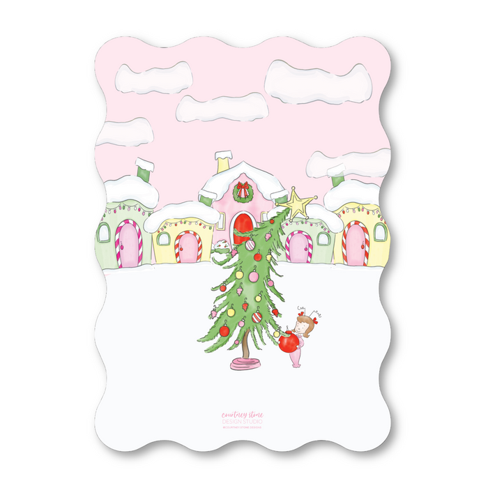 Two-Who Birthday Invitations - Wavy Edge