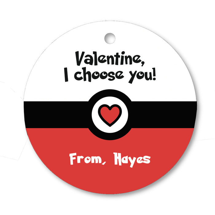 Pokemon Printed Valentine