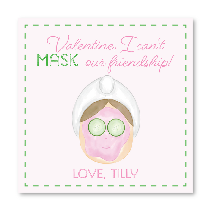 Spa Mask Printed Valentine