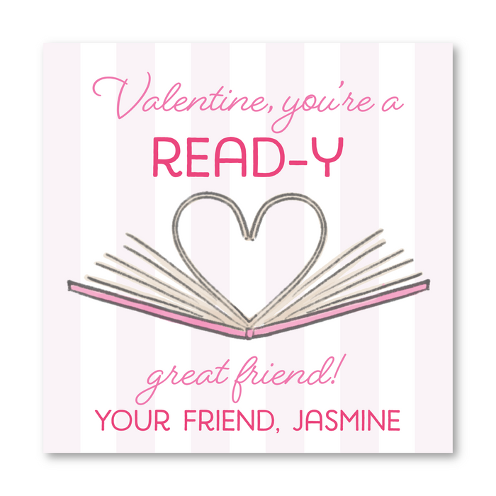 Book - Pink - Printed Valentine