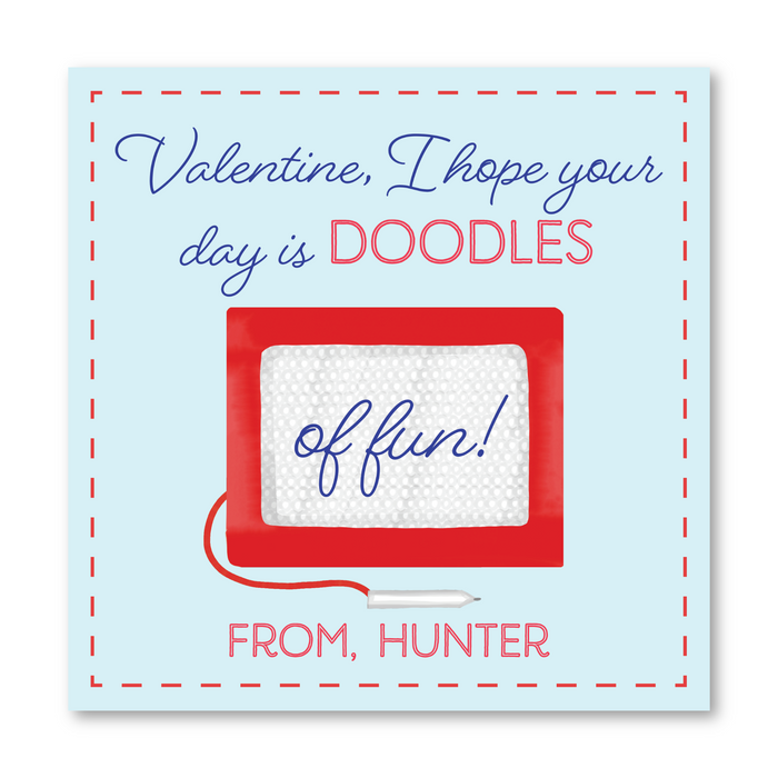 Magna-Doodle - Blue - Printed Valentine