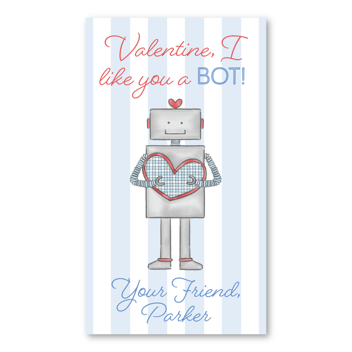 Robot Printed Valentine