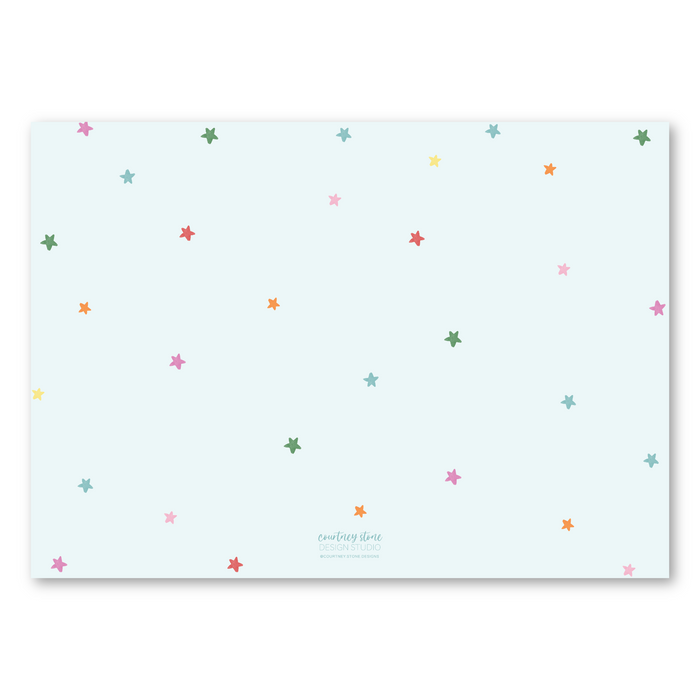 Whimsical Paper Chain Horizontal Holiday Card