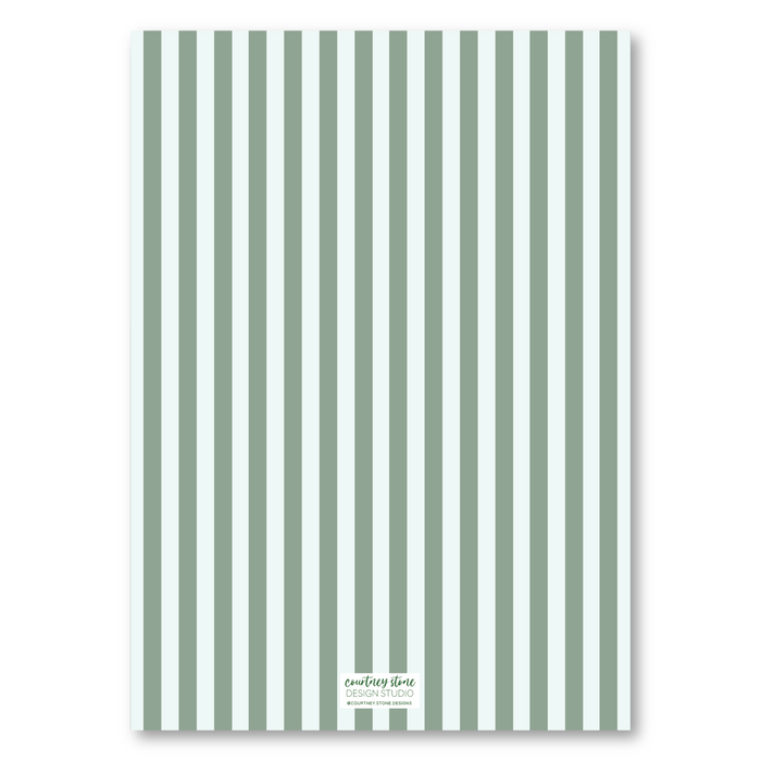 Merry Mistletoe - White Bow Holiday Card