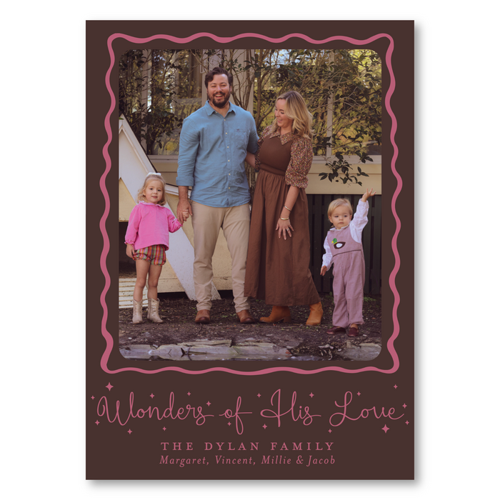 Wonders of His Love Holiday Card
