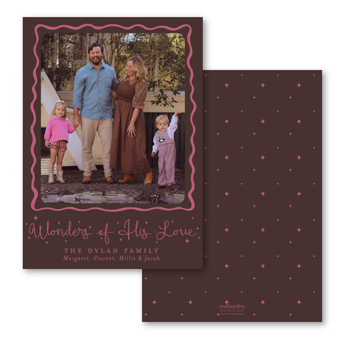 Wonders of His Love Holiday Card