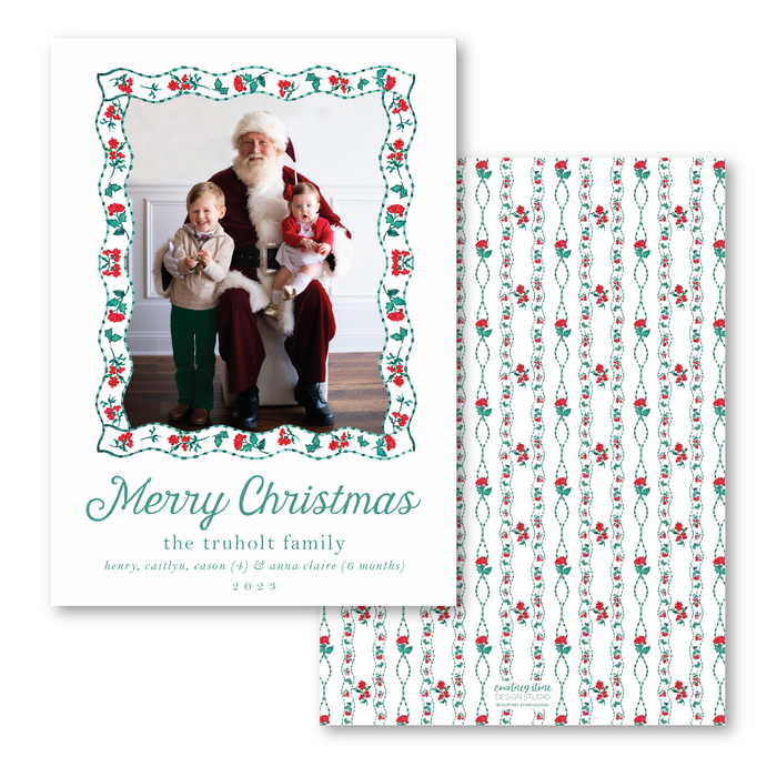 Folklore Christmas Holiday Card