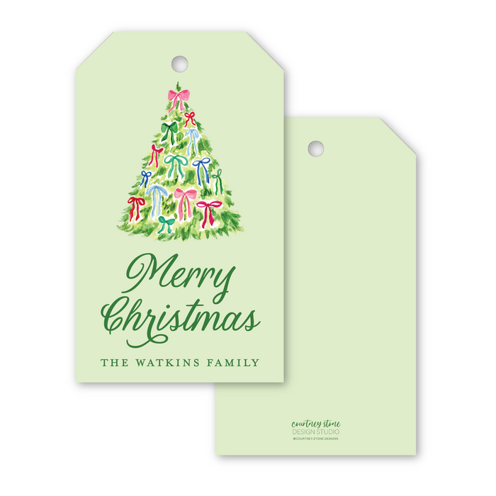 Decked with Bows Holiday Gift Tags