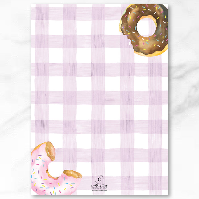 Donut Birthday Invitations