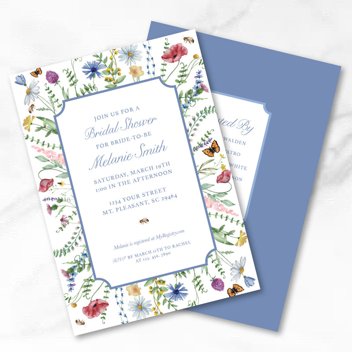 Wildflower Shower Invitations