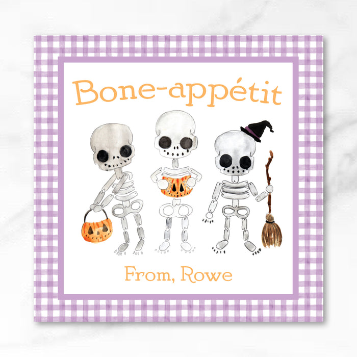 Bone-Appetit Halloween Tags