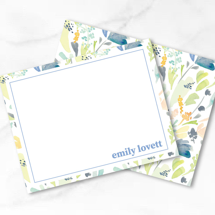 Painted Watercolor Stationery