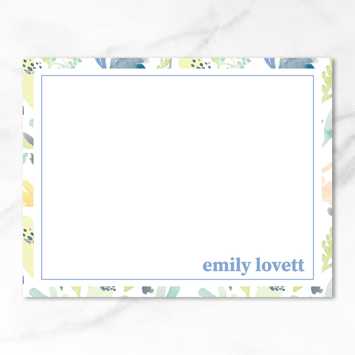 Painted Watercolor Stationery