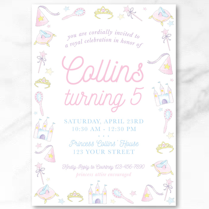 Princess Birthday Invitations