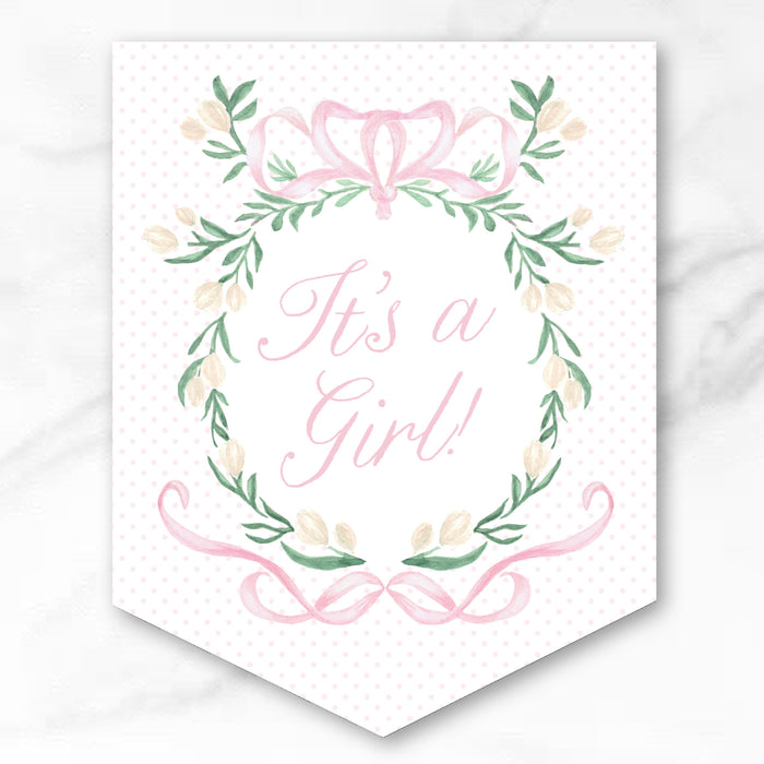 It's A Boy / It's A Girl Sign - Double Sided (non-personalized)