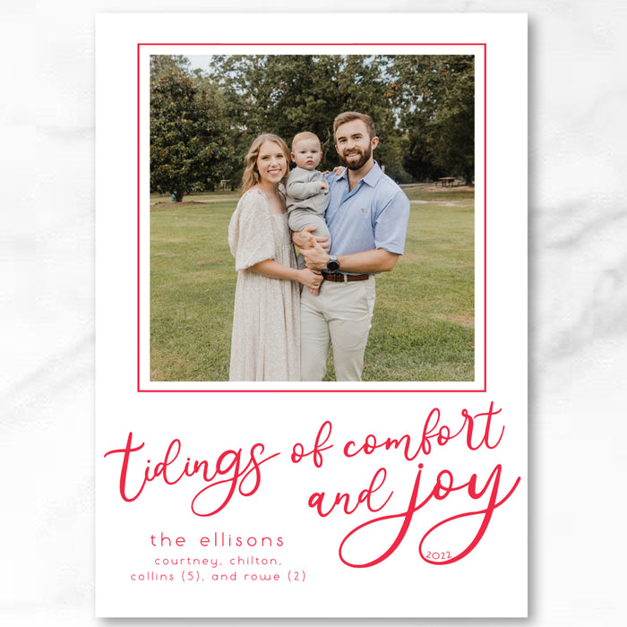 Tidings of Comfort Holiday Card