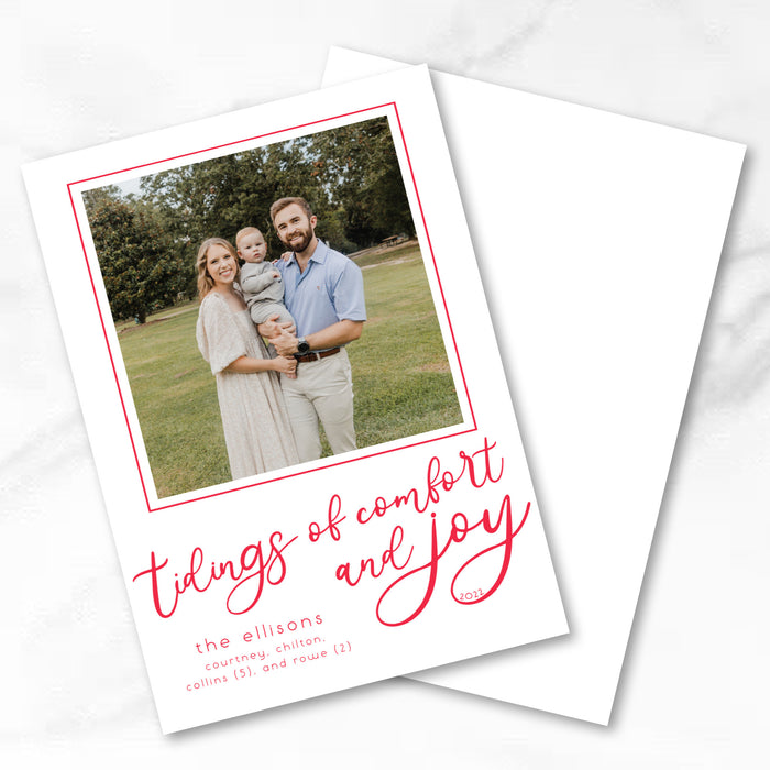 Tidings of Comfort Holiday Card