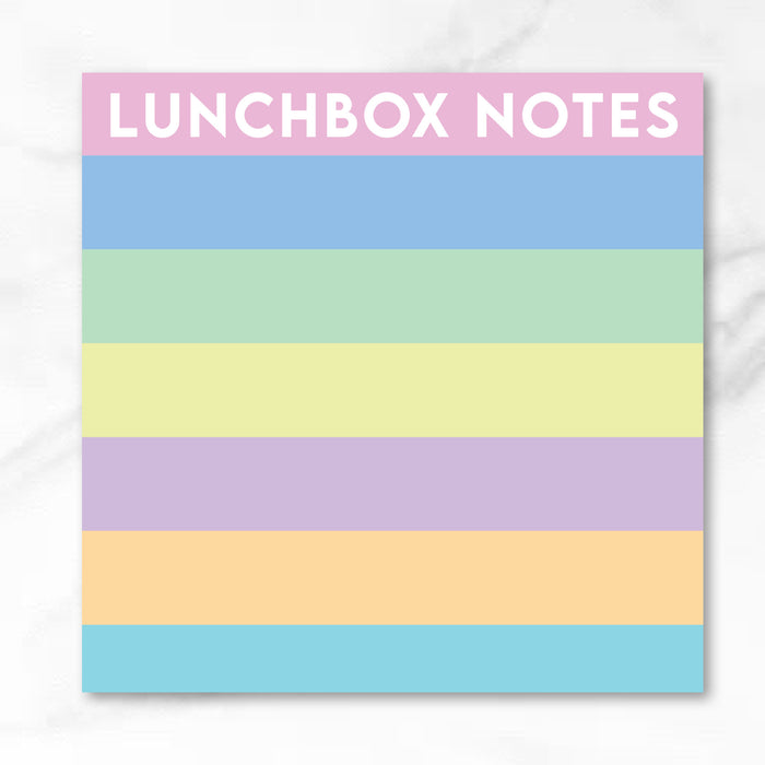 Stripe Lunchbox Notes Notepad