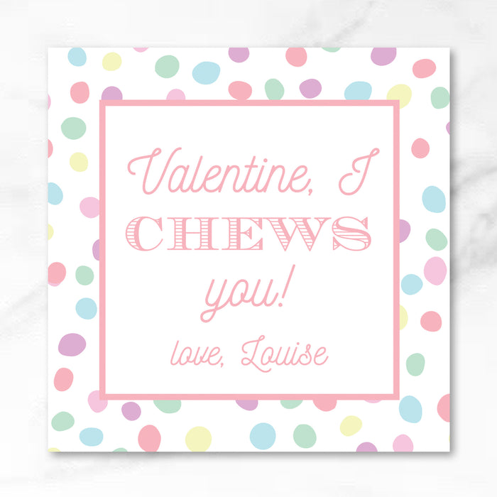 Chews - Dots - Printed Valentine