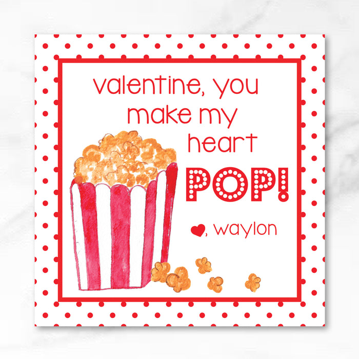 Popcorn - Printed Valentine