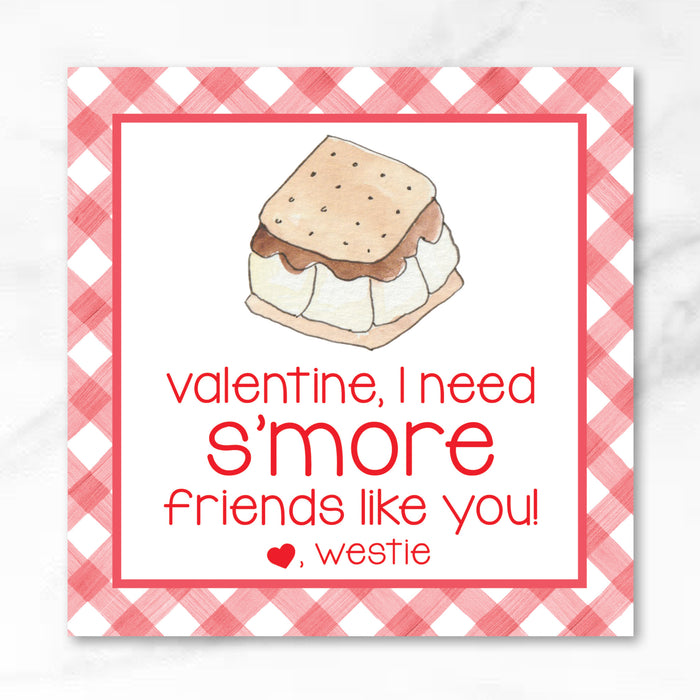 S'More - Printed Valentine