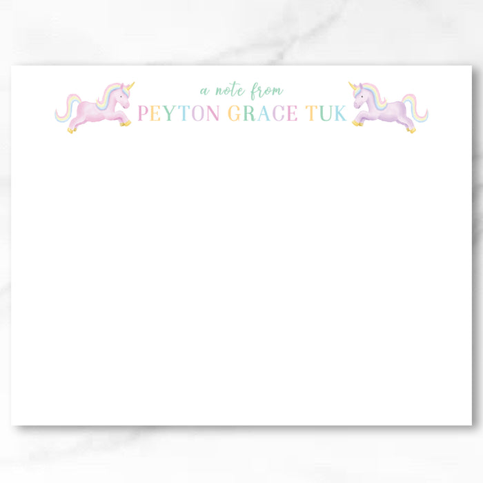 Unicorn Stationery