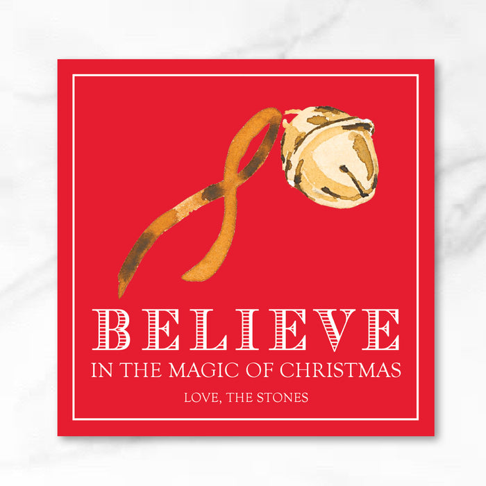 Believe Bell Holiday Tag