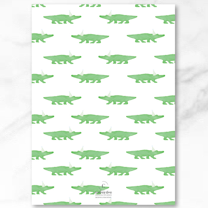 Alligator Birthday Invitations