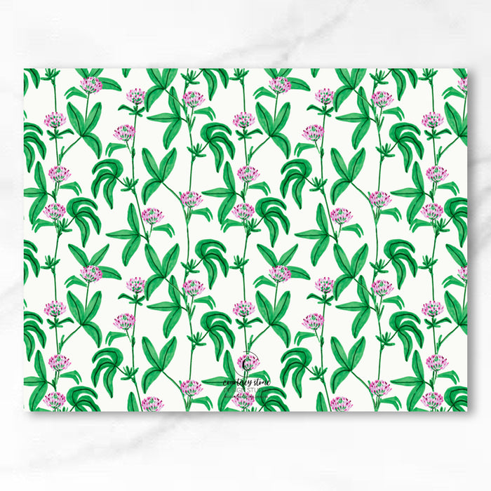 Floral Trellis Stationery