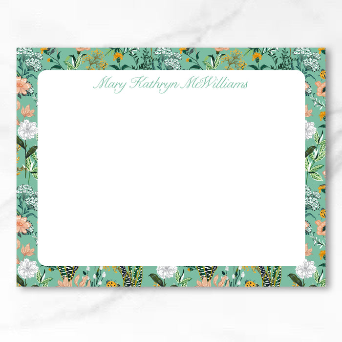 Jade Botanical Stationery