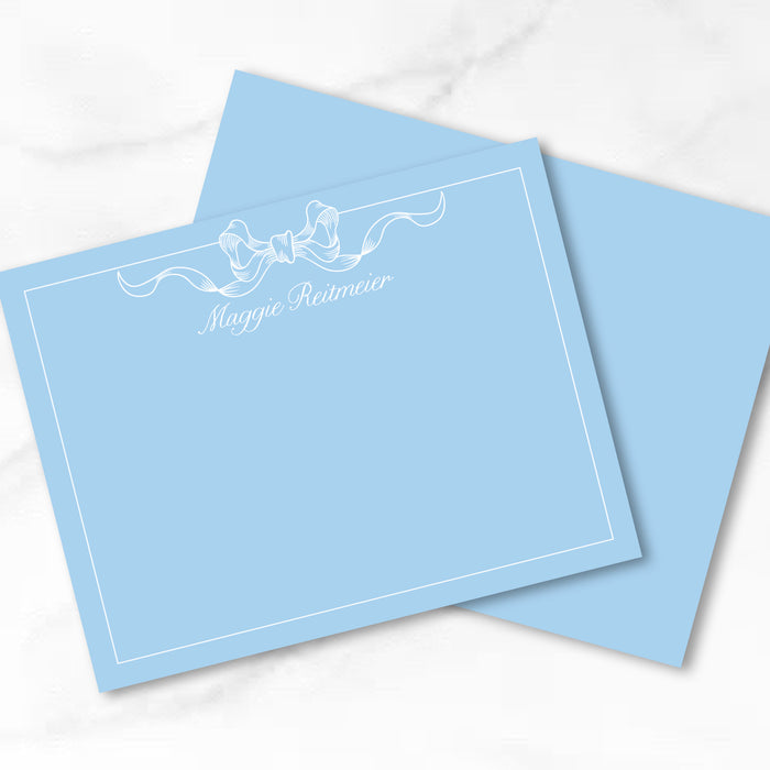 China Blue Bow Stationery