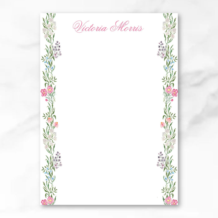 Spring Floral Vine Stationery Bundle