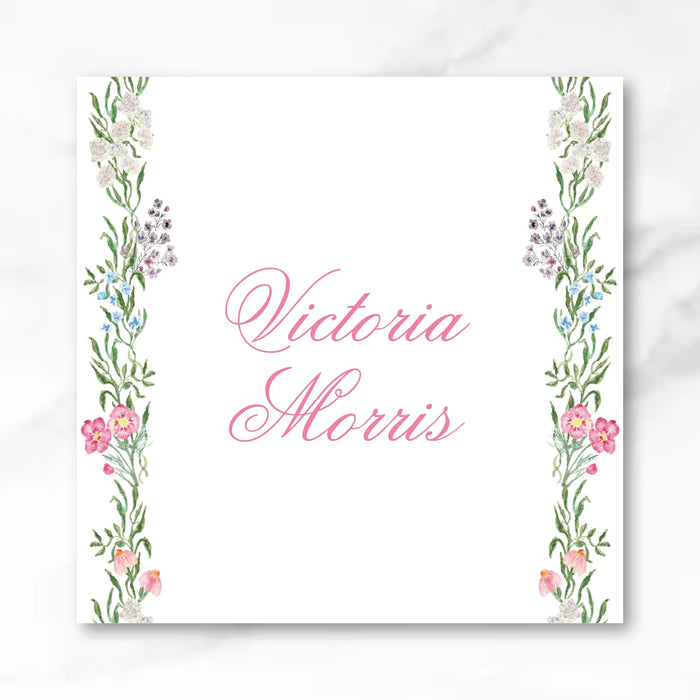 Spring Floral Vine Stationery Bundle