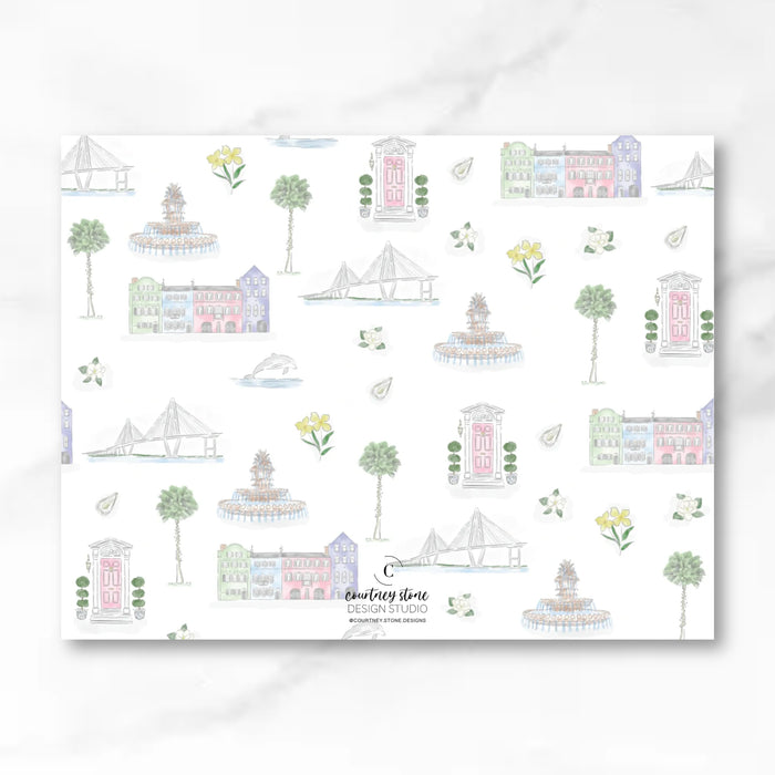 Charleston Toile Stationery Bundle - Color