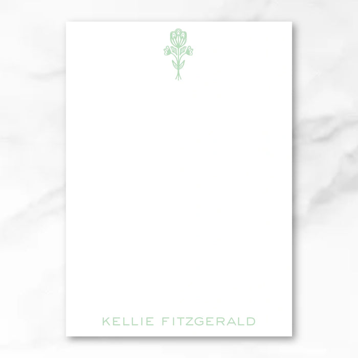 Kellie Floral Block Print Notepad