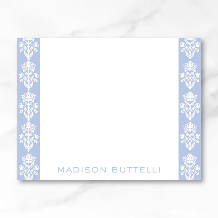 Madison Blue Block Print Stationery