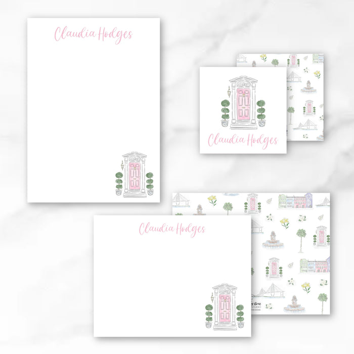 CHS Iconic Pink Door Stationery Bundle