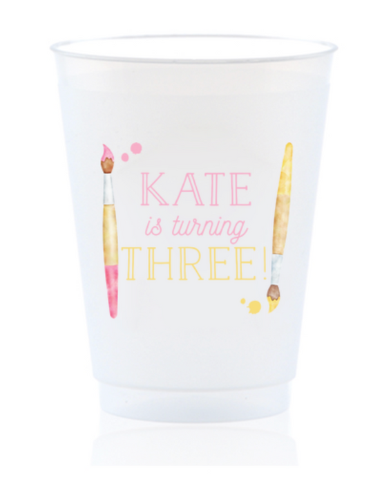 Custom Full-Color Frosted Flex Cups - You Choose Design