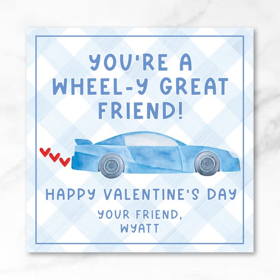 racecar-blue-digital-print-yourself-valentine-courtneystonedesigns