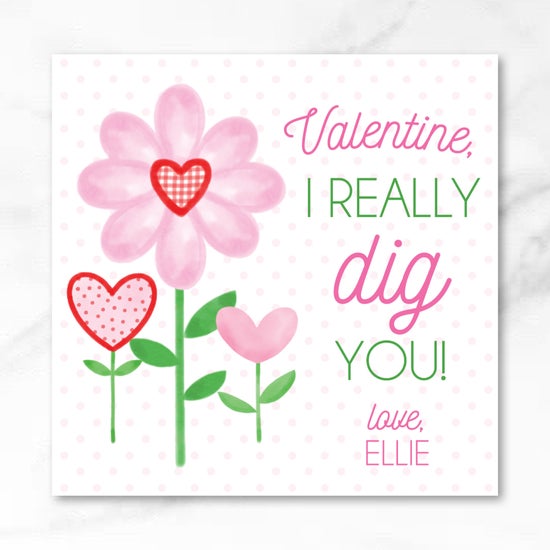 Flowers - Printed Valentine