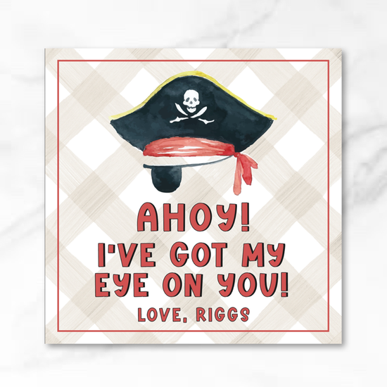 Pirate - Printed Valentine