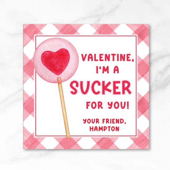 Sucker - Printed Valentine