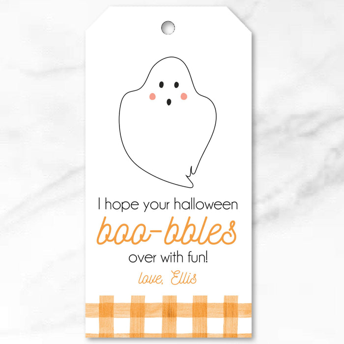 Boo-bbles Halloween Gift Tags